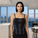 Corset Preto - Bazar Desapego 🌸