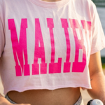 Blusa Cropped Rosa Manga Curta - Bazar Desapego 🌸